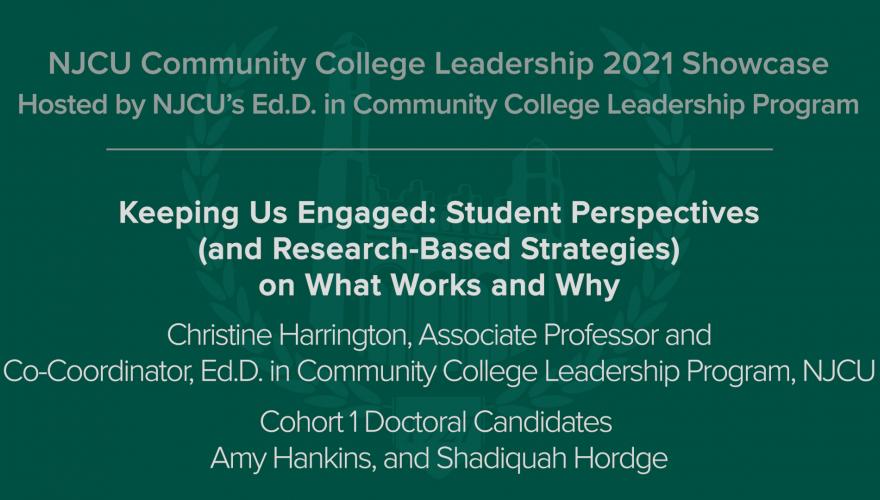 Keeping Us Engaged: Student Perspectives (and Research-Based Strategies) on What Works and Why video title