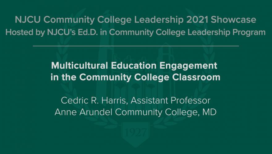 Multicultural Education Engagement in the Community College Classroom video title