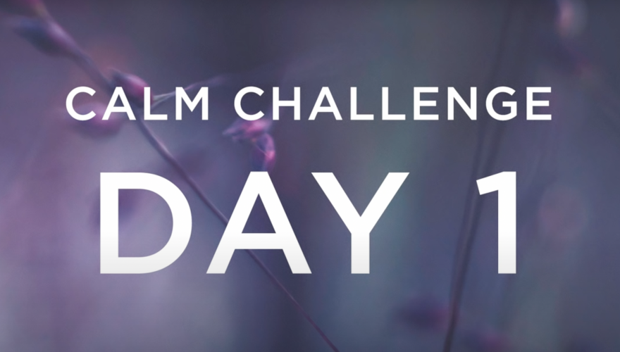 Image of YouTube thumbnail for Calm meditation challenge 
