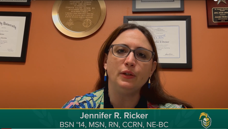 Jennifer Ricker '14 Video Screenshot