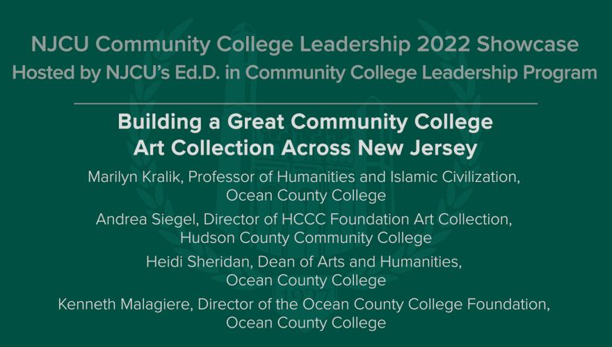 Building a Great Community College Art Collection Across New Jersey