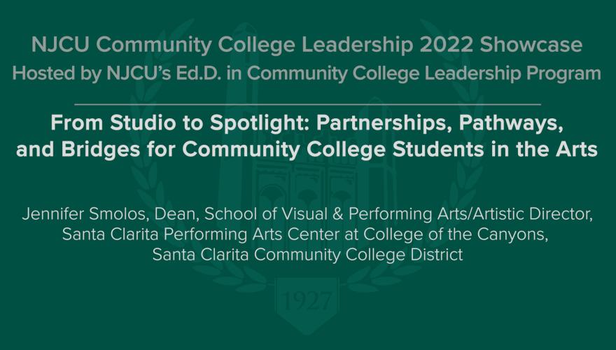 From Studio to Spotlight Partnerships Pathways Bridges for CC Students into the Arts