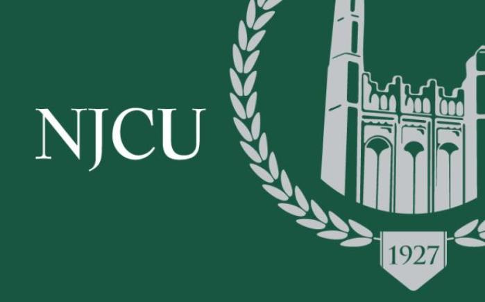 NJCU logo with a partial image of the 1927 seal