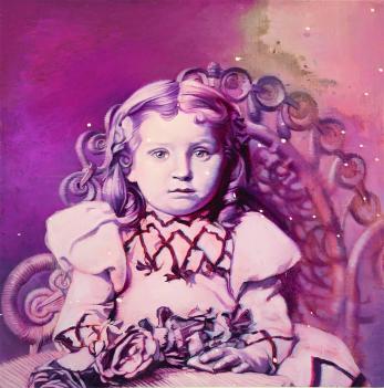 "Rhapsody" showing a young girl.