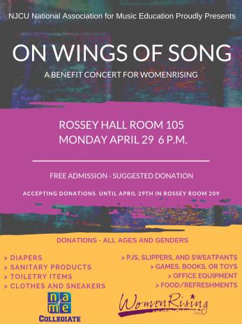 On Wings of Song Benefit Poster