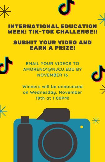 International Education Week TikTok Flyer 2020