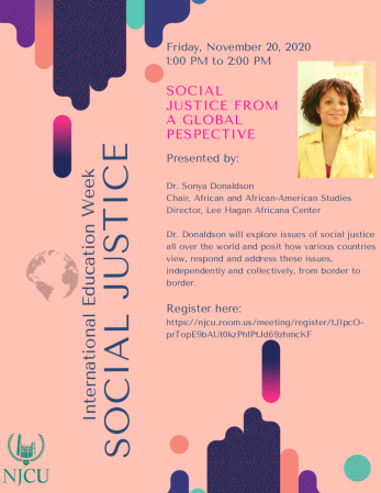 International Education Week Social Justice 2020
