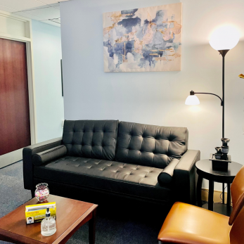Image of the counseling center sofa