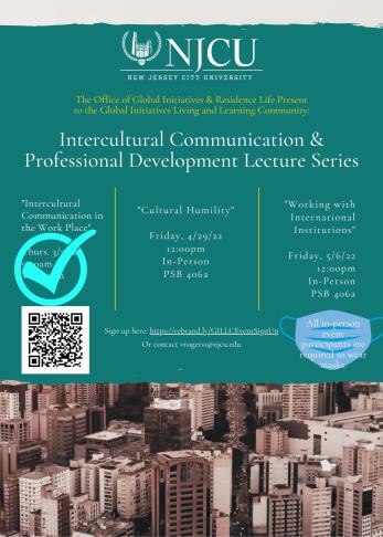 OGI and Res Life LLC Intercultural Communication Lecture Series