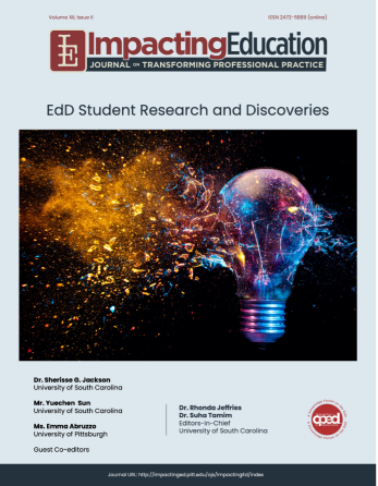 Vol. 7 No. 2 (2022): EdD Student Research and Discoveries