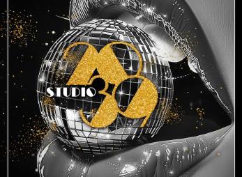 mouth open with disco ball inside