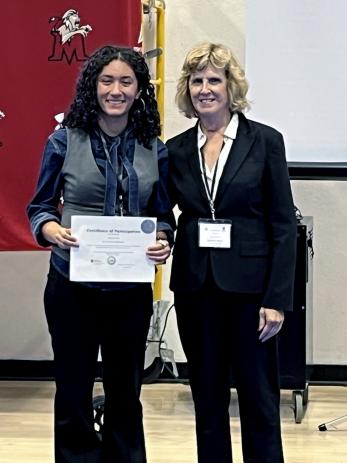 Talayeh Aviles Earns Third Place Recognition