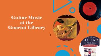 Library exhibit - guitar music