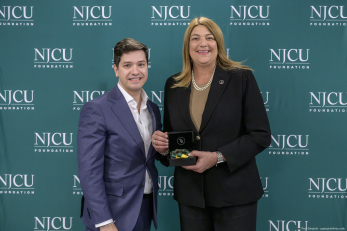 President Acebo with Madeline Pumariega, President of Miami Dade College